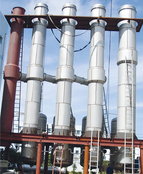 多效連續蒸發器適用結晶溫度：